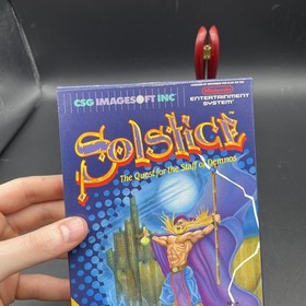 Solstice: The Quest for the Staff of Demnos (Nintendo, 1990) NES CIB Completo
