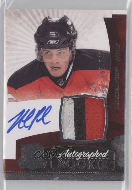 2010-11 Upper Deck The Cup Rookie 160/249 Nick Palmieri #127 Patch Auto 4p5