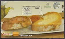 Hoja bloque Gastronomía. Cataluña 201 ** Edifil 5515 (MNH)