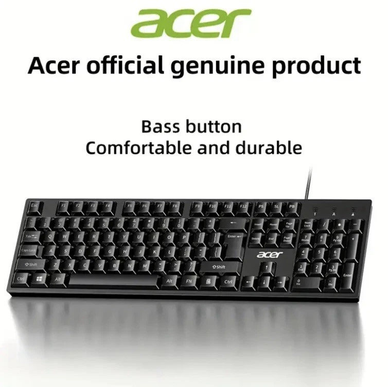 Tastiera Acer,utilizzabile Per Lavoro E Gaming,Cablata,alta Qualità - Immagine 2 di 4