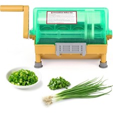 Hand Crank Green Onion Chopper Stainless Stee...