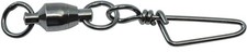Spro Ball Bearing Swivel Wcoastlock Snap 2 Welded Rings - Ns Black Finish Spro Ball Bearing Swivel Wcoastlock Snap 2 Welded Rings - Ns Black Finish