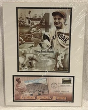 2001 LOU GEHRIG Yankees Commemorative Issue USPS Cover & Stamp w/ Photo