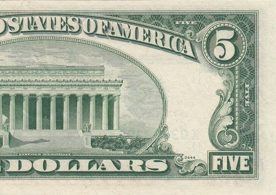 1950-B FEDERAL RESERVE NOTE "DALLAS" $5 **STAR NOTE** (( GEM UNC )) - Image 3 of 4