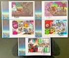 GB Marvel X-Men 2023 Buckingham Prestige Booklet First Day Cover Set of 5