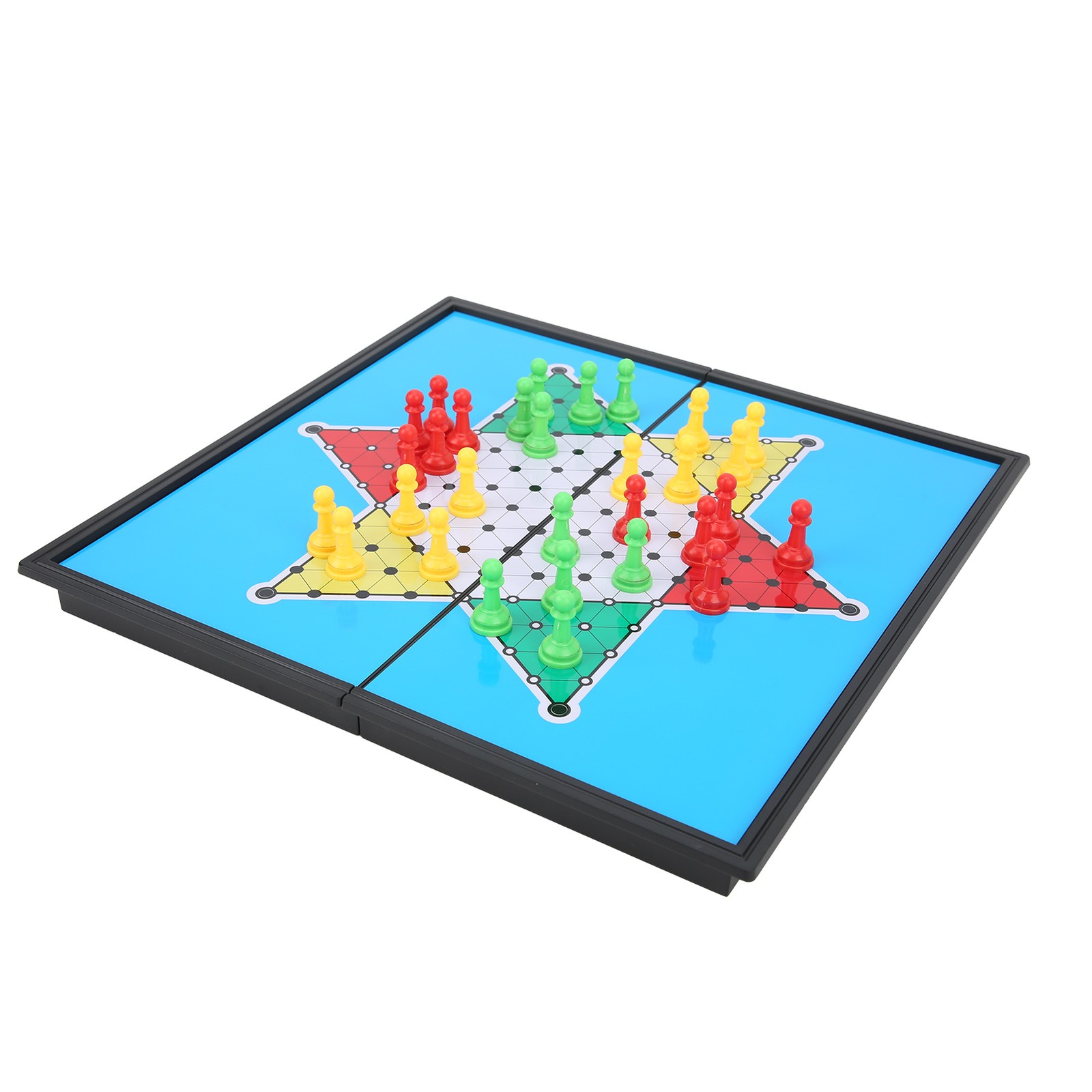 Magnetic Chinese Checkers Halma Travel Set For Travel Family Party Game For BA