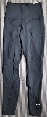 Nike Yoga Pants Womens Black Small High Rise 7/8 Leggings Dri Fit One Compresion