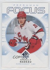 2024-25 SP Authentic Freshman Focus Blue Bradly Nadeau #1 03uh