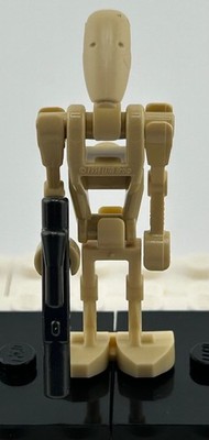 LEGO Star Wars B1 Battle Droid Silver Blaster Minifigure Separatist New SW0001C