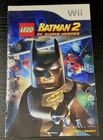 LEGO Batman 2 DC Super Heroes Nintendo Wii 2012 Original Booklet Manual ONLY EX