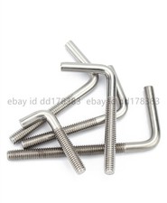 304 Stainless Steel L-Shaped 7-Shaped Screws M4 M5 M6 M8 M10 M12