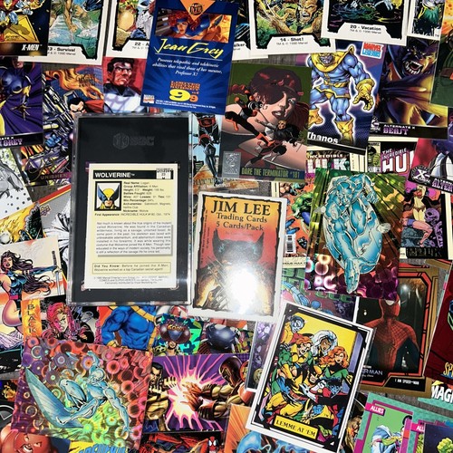 Huge Marvel Cards Lot Xmen Spiderman Wolverine SGC Comic Cards Trading Cards - Picture 21 of 24