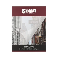 Vellum Tracing Paper Pad 9x12 - Translucent Vellum Paper for Drawing, Tracing...