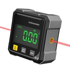 Digital Angle Finder with Electronic Laser  4-Side Magnetic Base, Inclinometer