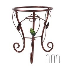 Stargarden Gazing Ball Stand, Copper Metal Gazing Globe Display Stand for 10-12