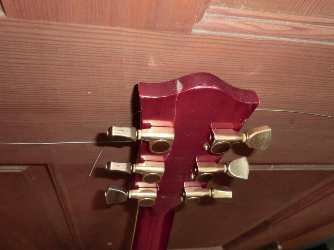 Semi-Acoustic Electric Guitar JUNO SAS-620 Cherry Red | eBay