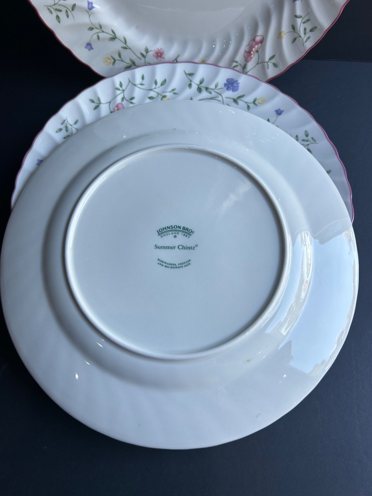 Johnson Brothers Summer Chintz Set Of 4 Dinner Plates 10 1/2 Inches