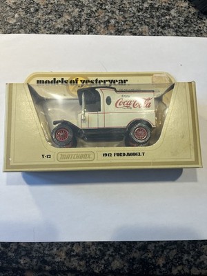 Matchbox Models of Yesteryear Y-12 1912 Ford Model T Coca-Cola Van Lesney 1978 Y