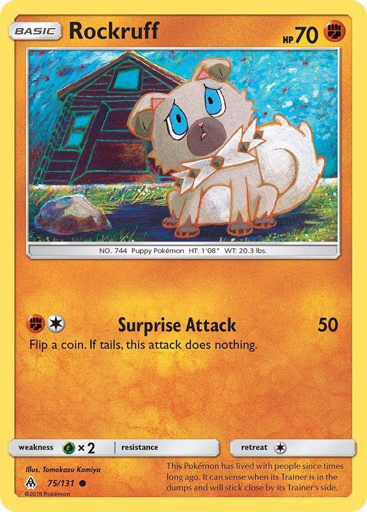 Rockruff - [SM06 - 75/131] - LP - SM - Forbidden Light - Pokemon