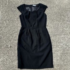 Calvin Klein Dark Blue Judy Jetson Sheath Dress Cocktail Sz 8