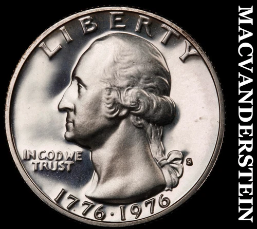 1976-S Silver Washington Quarter - Choice Gem Proof  Lustrous  #i6479