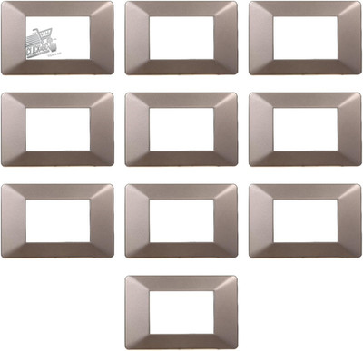 10 Vimar Plana Compatible Plates 3 Modules Bronze Technopolymer High Quality
