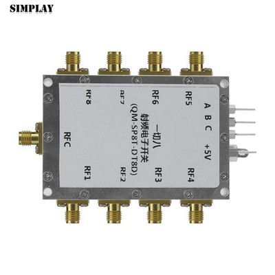QM-SP8T-DT8D DC-8GHz SP8T Switch Single-Pole Eight-Throw Switch Module