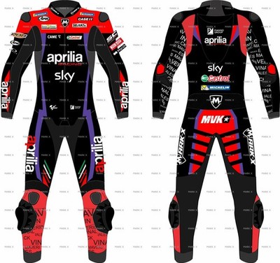 MarkX Motorcycle Men Racing Leather Suit Genuine Motorbike Riding Sports Armor