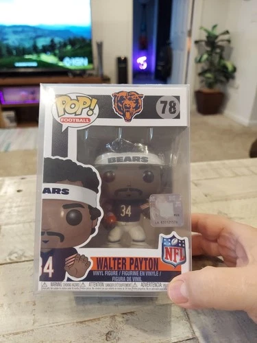 Funko Pop! NFL Walter Payton Chicago Bears Home Jersey #78 VAULTED Figure