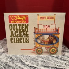 Steiff Golden Age Of The Circus Dicky Bears And Circus Wagon COA/ 2970/5000