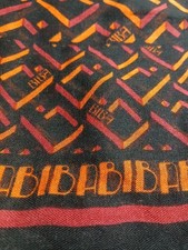 Image of Biba Black & Retro Luxurious Viscose Large Scarf NEW Great Price - Mothers Day