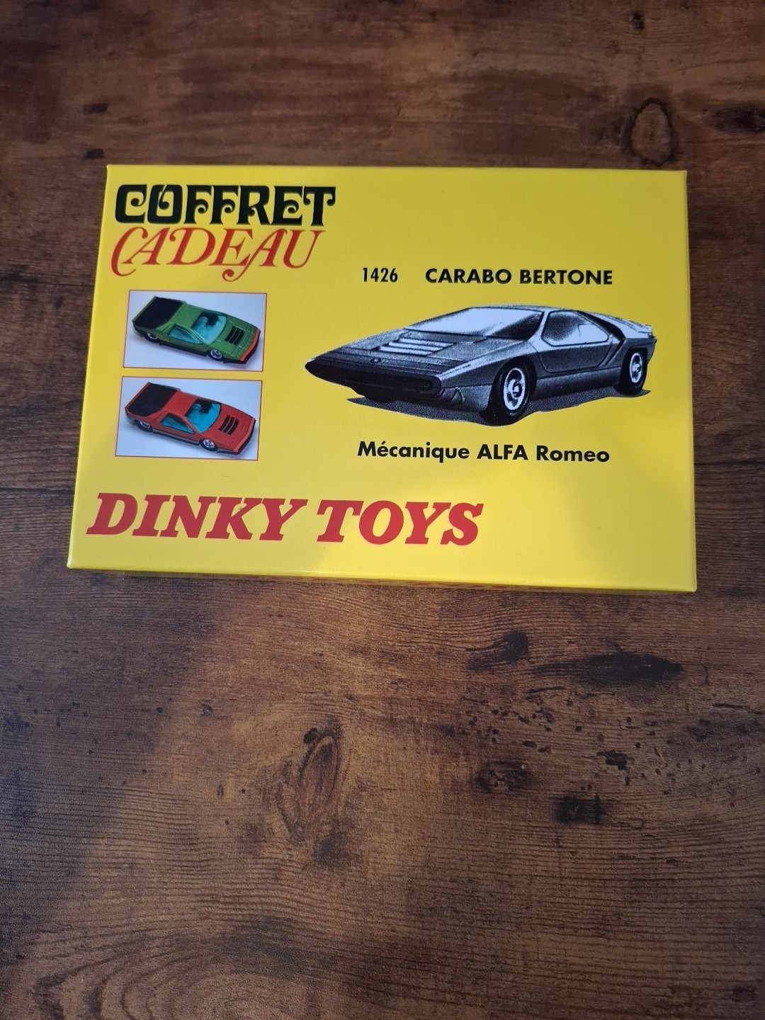 Coffret Dinky Toys - Alfa Romeo 1426 Carabo Bertone, édition Atlas, échelle 1:43, Occasion