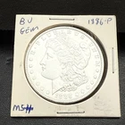 1886 UNCIRCULATED BU MS++ MORGAN SILVER DOLLAR 90% $1 COIN US #B417