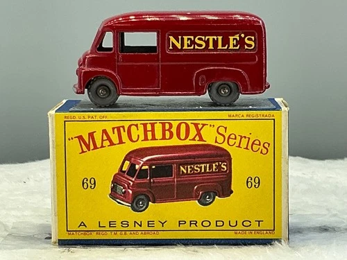 Matchbox Moko Lesney #69 Commer 30 CWT Nestle's Van GPW Original Box 1959