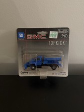 Boley 3014-00 Gmc Topkick Snow Plow Truck Blue 187 Scale