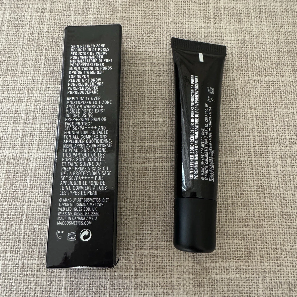 MAC Prep + Prime Skin Refined Zone 15 ml / 0,5 oz Refinamiento de Poros Nuevo 2024 Foto 2 de 2