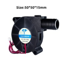 High air volume DC 12V 5015 5cm turbo blower fan with circular outlet duct
