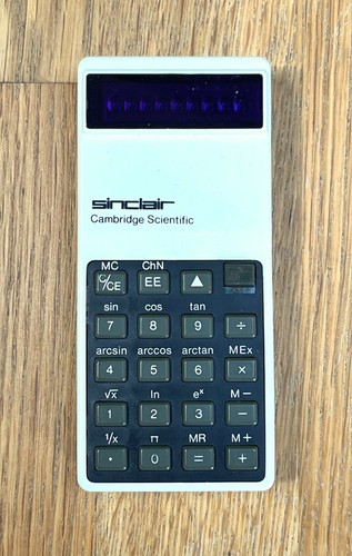 Vintage Sinclair Cambridge Scientific Pocket Calculator in Working Order
