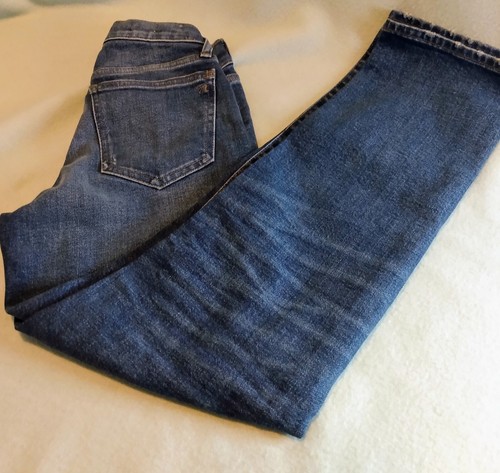 NWT Madewell Maternity Classic Str Skinny Jeans Stretch Denim Sz 23 Distress$138 - Picture 2 of 20