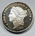 1991 1oz Silver Round | 44th Edition Red Book | Whitman Coin Company