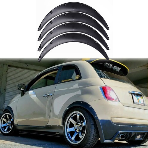 3.5" Fender Flares Extra Wide Wheel Arches Body Kit For Fiat 500 /500L
