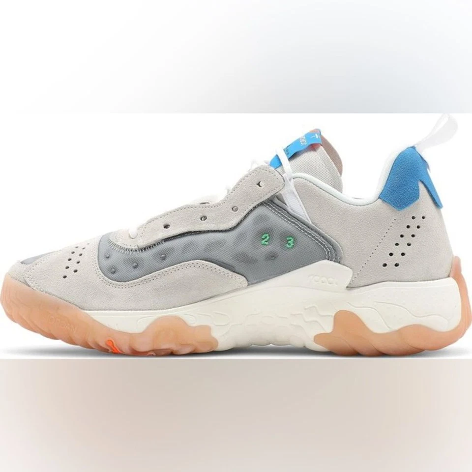 2021 Jordan Delta 2 'cinza claro fumaça laranja total - Imagem 4 de 4