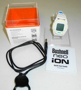 Excellent Bushnell Neo iON Golf GPS Watch, White, 368652, Manual