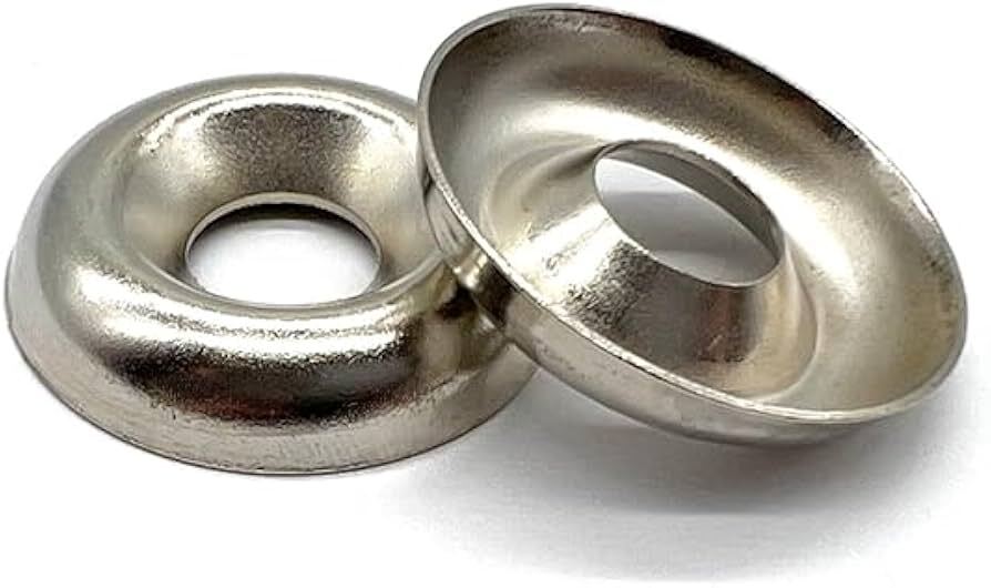 #6 Countersunk Finishing Washer Nickel Plated (25 Pack)