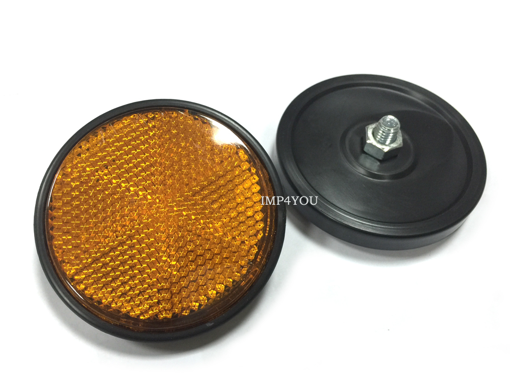 Pair Front Headlight Reflectors for Honda XL125S XL185S XL250S