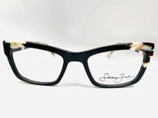 New SEAN JOHN SJLO 6027E 001 Black Eyeglasses 52/19/145