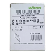 New In Box WAGO 750-455 4-Channel Analog Input PLC Module