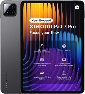 Xiaomi Pad 7 Pro - Tablet - Gray / Grau - 12GB+512GB - 11,2'' - 50MP - NEU&OVP