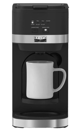 NEW) Bella Pro Series - 18-Cup Programmable Coffee Maker - Stainless Steel  | eBay