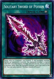 Solitary Sword of Poison - CYHO-EN065 - Common - Unlimited Edition x3 - Near Min